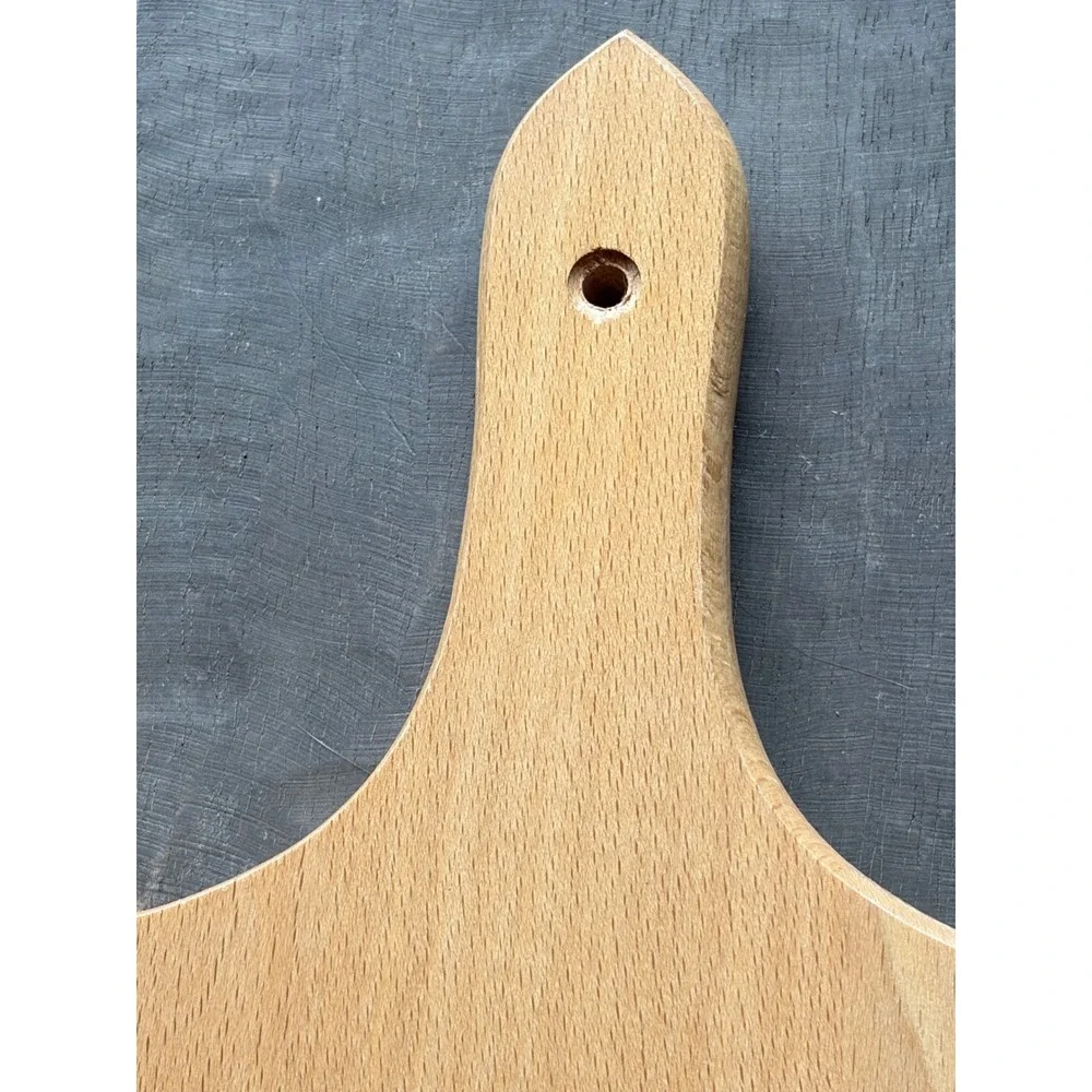 Vintage Wooden Cutting Board Hand Painted Red Bell Pepper Kitchen Decor Handle